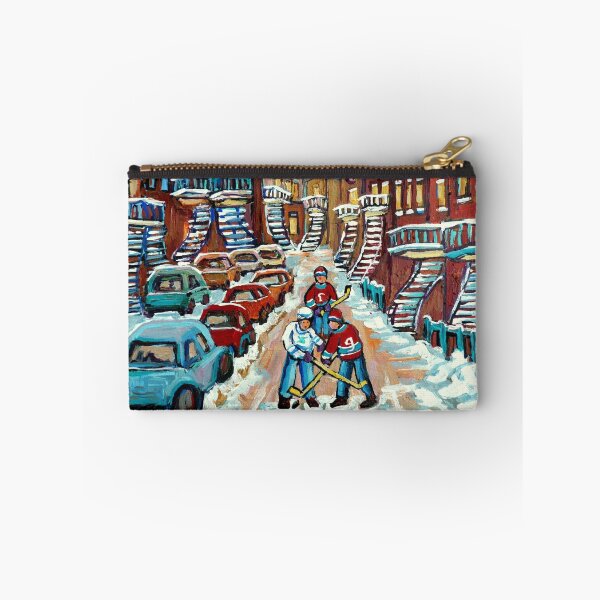 Item preview, BEST STREET HOCKEY PAINTINGS CANADIAN ART BY CANADIAN ARTIST CAROLE SPANDAU designed and sold by Carole  Spandau.