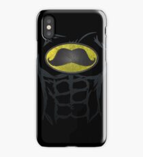 MustacheMan - Funny Comic Book Super Hero iPhone Case