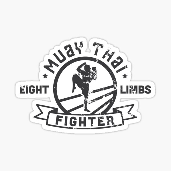 Item preview, Muay Thai Fighter: Battle Damage (black) designed and sold by Murder of Crows.