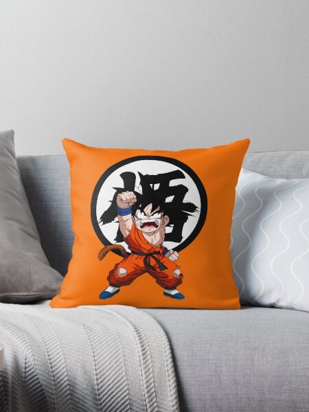 Vista previa del artículo con la obra «Niño divertido Goku cara enojada», diseñado y vendido por Nodali.