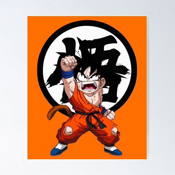 Item preview, Funny Kid Goku Angry Face designed and sold by Nodali.