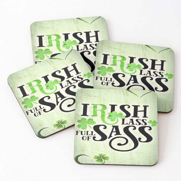 Item preview, Irish lass full of ass Funny saint Patrick’s day illustration premium design  designed and sold by truemoneyman.