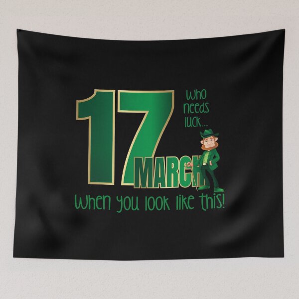 Item preview, Who Needs Luck... (on Black) designed and sold by PawsitiveMum.