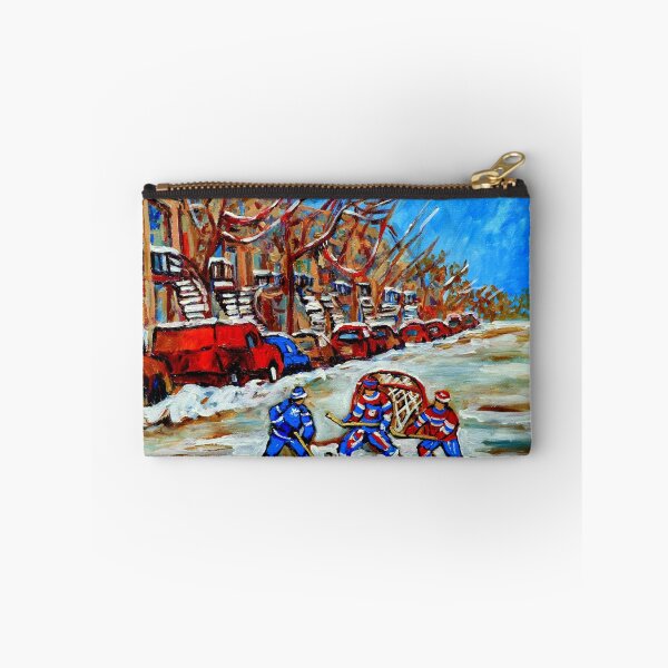 Item preview, STREET HOCKEY ART CANADIAN PAINTINGS BY CANADIAN ARTIST CAROLE SPANDAU designed and sold by Carole  Spandau.