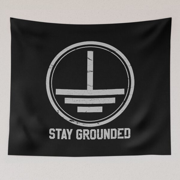 Item preview, Stay Grounded Funny Nerd Engineer Gift Mens Electrician designed and sold by SageTobias.
