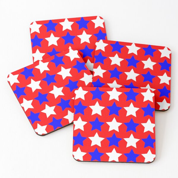 Item preview, Red, white and blue: patriotic themed doodles, decor, accent pieces, party, home, office, work space, cubicle, patio, deck, kitchen, bathroom, gift idea, etc. designed and sold by Becky Hunter.