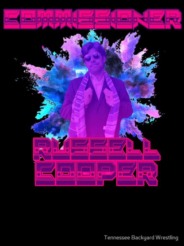 Thumbnail 7 of 7, Oversized T-Shirt, TBW Commissioner Russell Cooper Merchandise designed and sold by Tennessee Backyard Wrestling.
