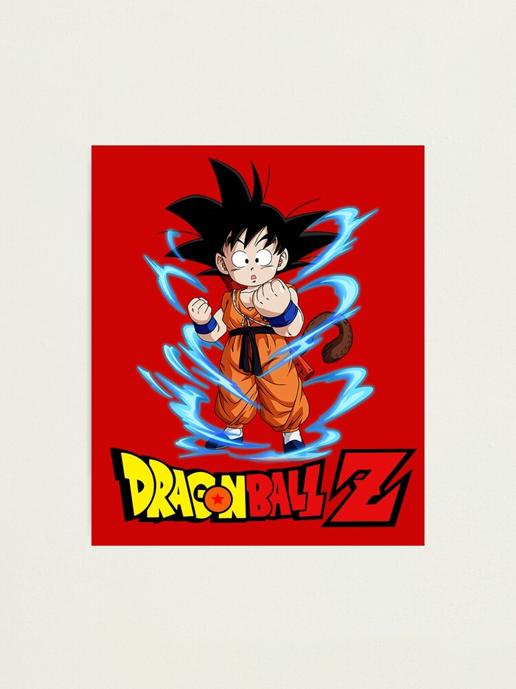 Impression photo for Sale avec l'œuvre « Dragonball Z Son Goku art