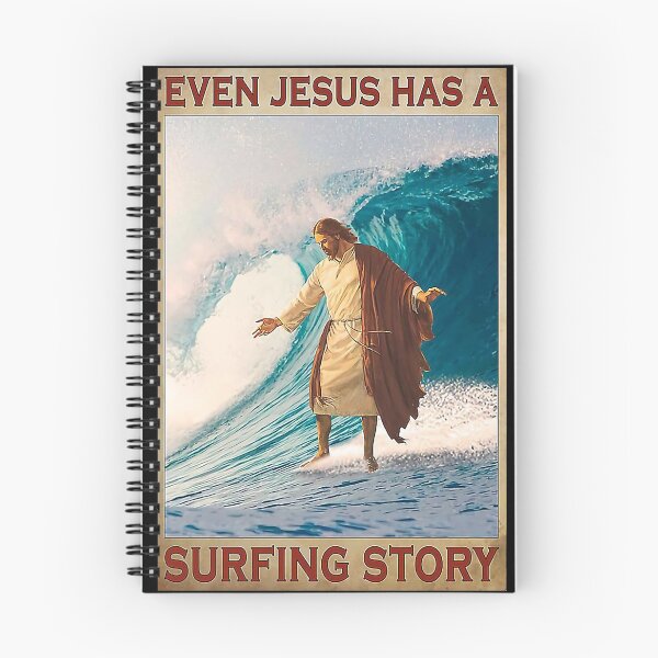 Item preview, Surfing Even Jesus Has a Surfing Story designed and sold by olshakov2018.