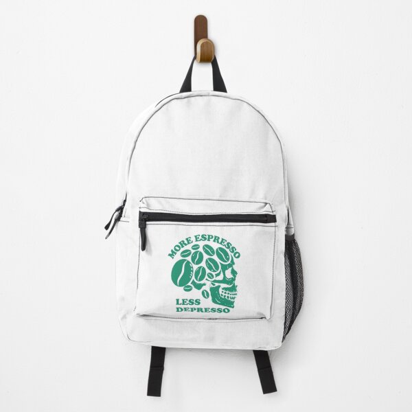 Item preview, More Espresso Less Depresso, Skull Coffee Beans, Green designed and sold by anghelapparel.
