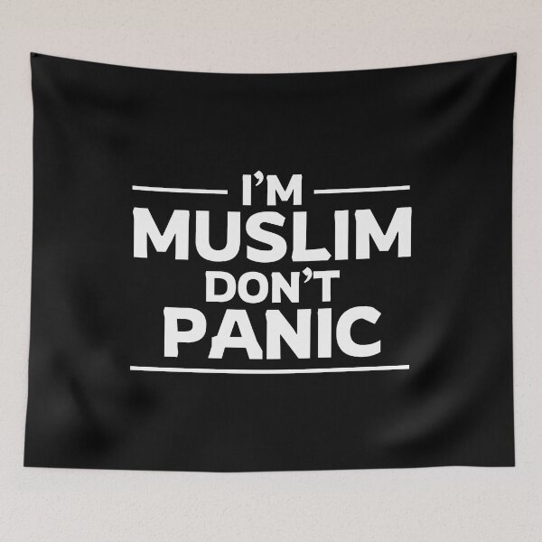 Item preview, im muslim dont panic - islamic art quotes 5 designed and sold by EfenDesign.