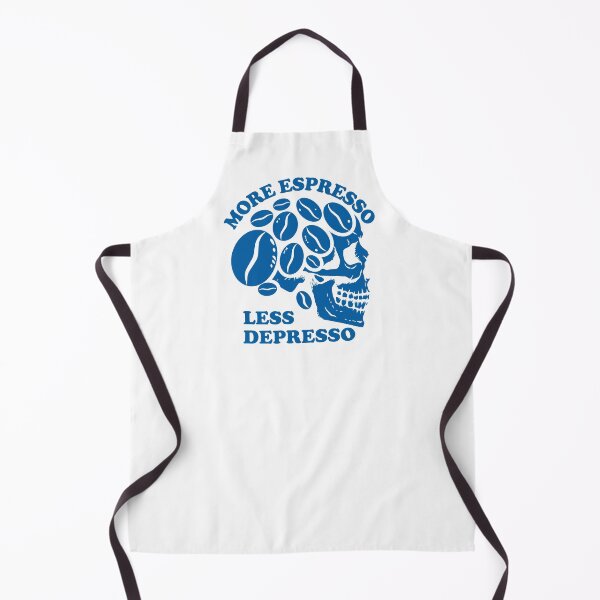 Item preview, More Espresso Less Depresso, Skull Coffee Beans, Blue designed and sold by anghelapparel.