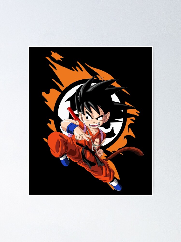 Poster, Quadro Dragon Ball Z - Goku Jump em