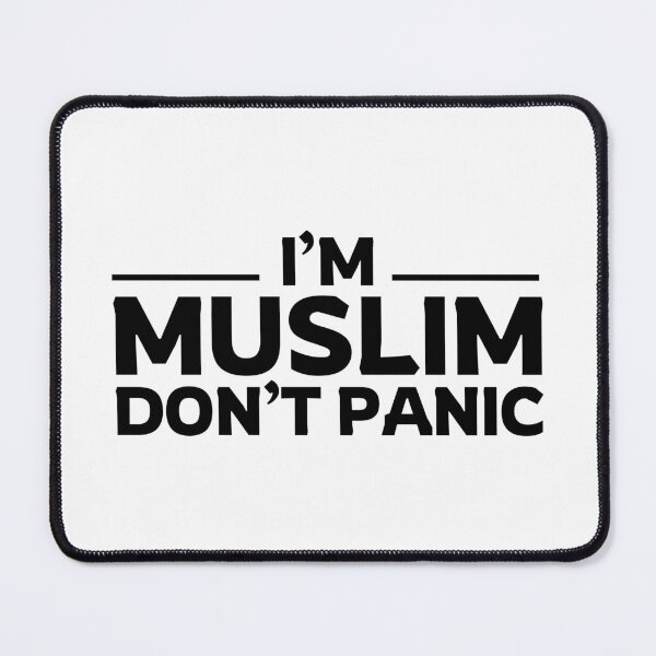 Item preview, im muslim dont panic islamic art quotes designed and sold by EfenDesign.