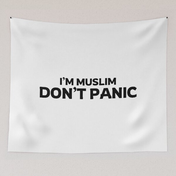 Item preview, im muslim dont panic islamic art quotes 2 designed and sold by EfenDesign.