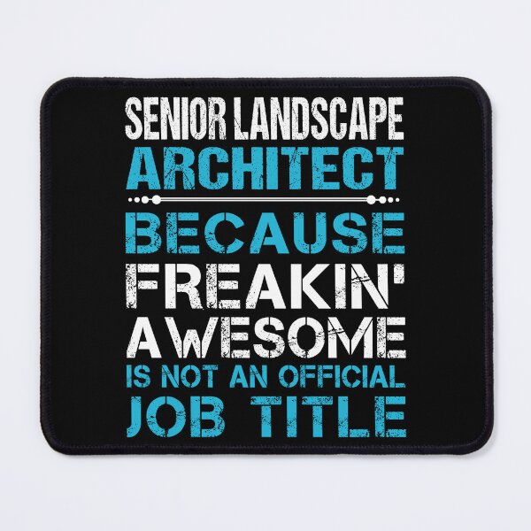 Item preview, Senior Landscape Architect T Shirt - Freaking Awesome Job Gift Item Tee designed and sold by masondilla.