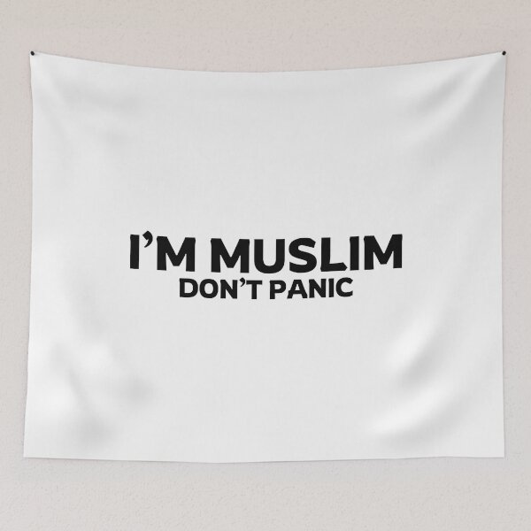 Item preview, im muslim dont panic islamic art quotes 3 designed and sold by EfenDesign.