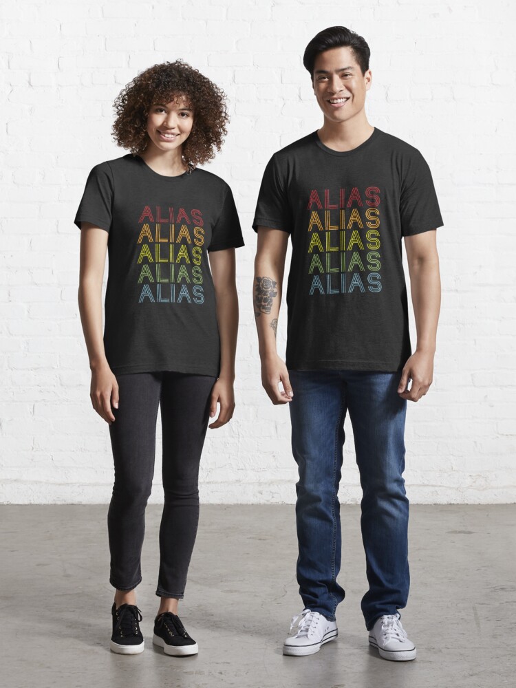 Alias Name T Shirt - Alias Vintage Retro Alias Name Gift Item Essential T-Shirt for by oslandefren | Redbubble