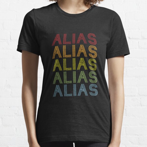 Item preview, Alias Name T Shirt - Alias Vintage Retro Alias Name Gift Item Tee designed and sold by oslandefren.
