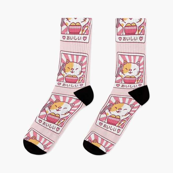 Item preview, Cute Cat With Ramen Noodles Photo Doodle designed and sold by rustydoodle.
