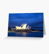 Sydney Opera House before dawn Greeting Card