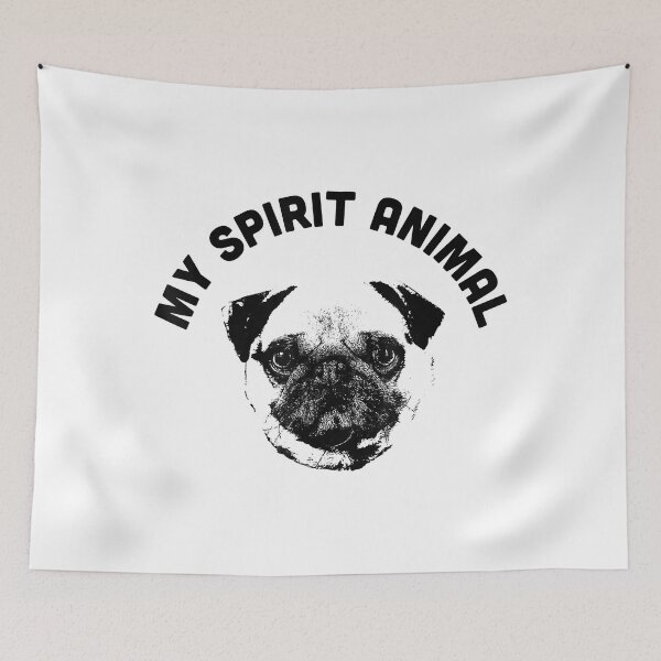 Item preview, My Spirit Animal Pug - Funny Dog Mom and Dog Dad designed and sold by douglasgary019.