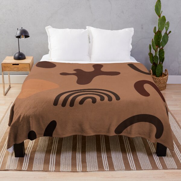 Artikelvorschau, Abstract Organic Shapes - Brown Aesthetic entworfen und verkauft von technicolorable_art.
