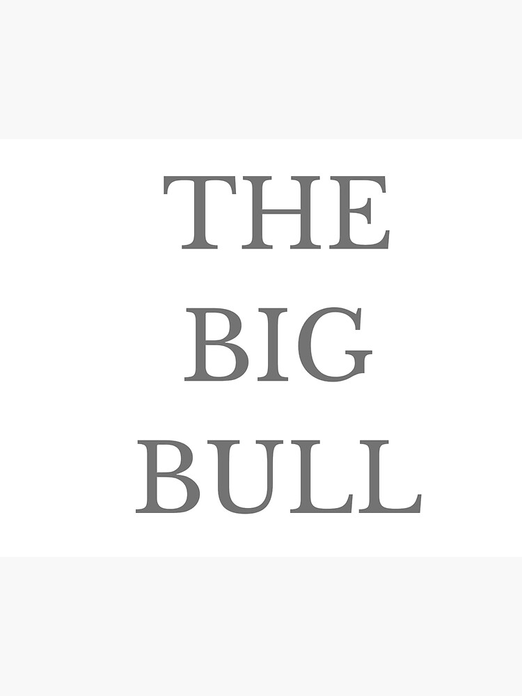 "the big bull" Sticker by SHILADESIGN65 Redbubble