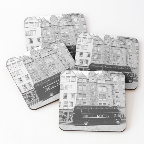 Item preview, Royal Mile, Edinburgh - Double Decker Black Bus designed and sold by CarolinaReina.