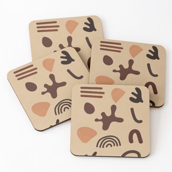 Item preview, Abstract Organic Shapes - Earth Tone designed and sold by technicolorable_art.