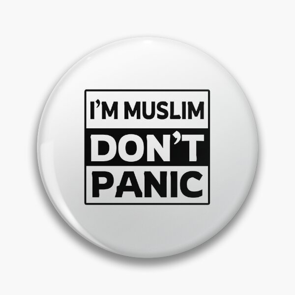 Item preview, im muslim dont panic islamic art quotes 4 designed and sold by EfenDesign.