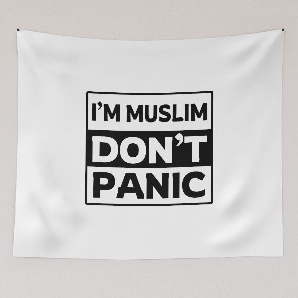 Item preview, im muslim dont panic islamic art quotes 4 designed and sold by EfenDesign.