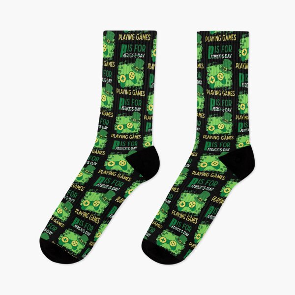 Item preview, P is for Playing Videogames, St Patricks Day Gaming, Funny Gaming Quotes designed and sold by FNStuff.