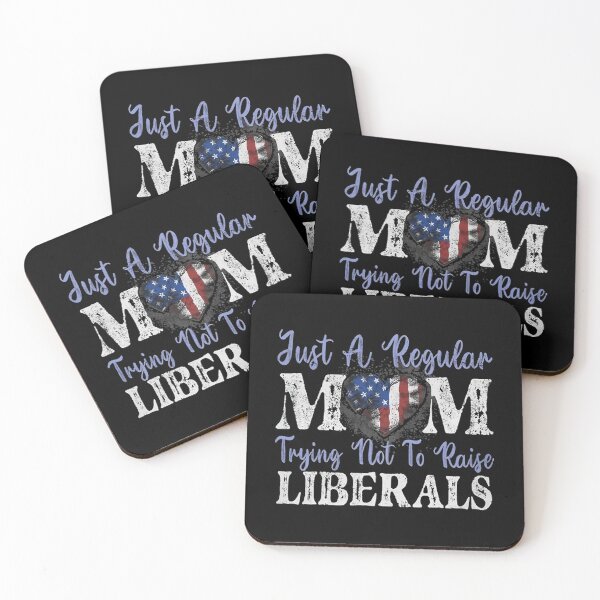 Item preview, Just a regular mom trying not to raise liberals T-Shirt designed and sold by BruceCEamon.
