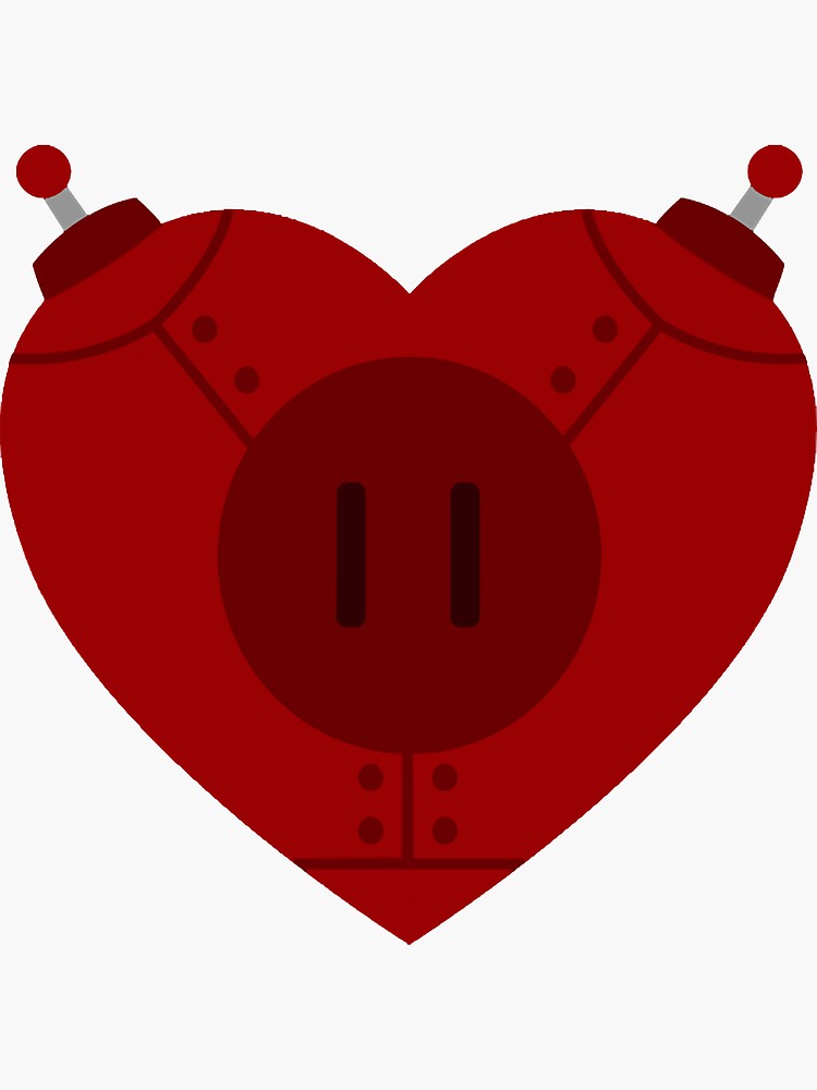 "Robot Heart " Sticker by nalfredoin Redbubble