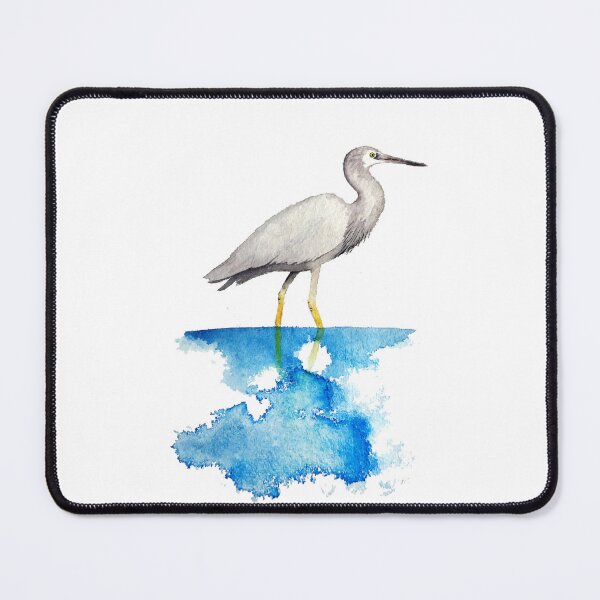 Item preview, White faced Heron designed and sold by Miriam Shilling.
