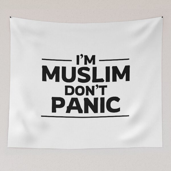 Item preview, im muslim dont panic islamic art quotes 5 designed and sold by EfenDesign.
