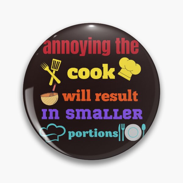Item preview, annoying the cook will result in smaller portions,funny designed and sold by SENMARO100.
