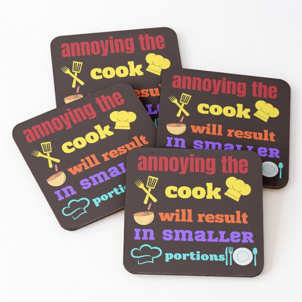 Item preview, annoying the cook will result in smaller portions,funny designed and sold by SENMARO100.