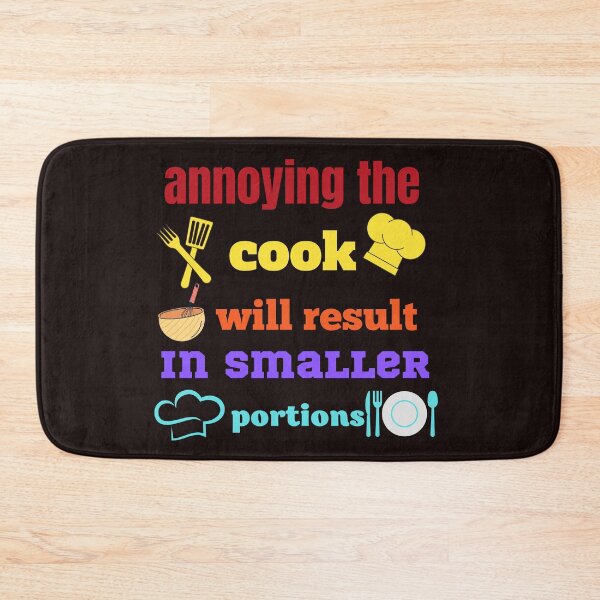 Item preview, annoying the cook will result in smaller portions,funny designed and sold by SENMARO100.
