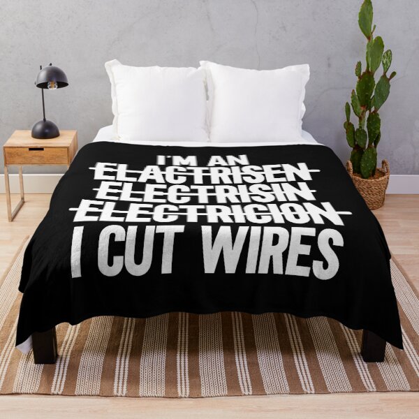 Item preview, Im An Elactrisen Electrisin Electricion I Cut Wires Funny Electrician designed and sold by SageTobias.