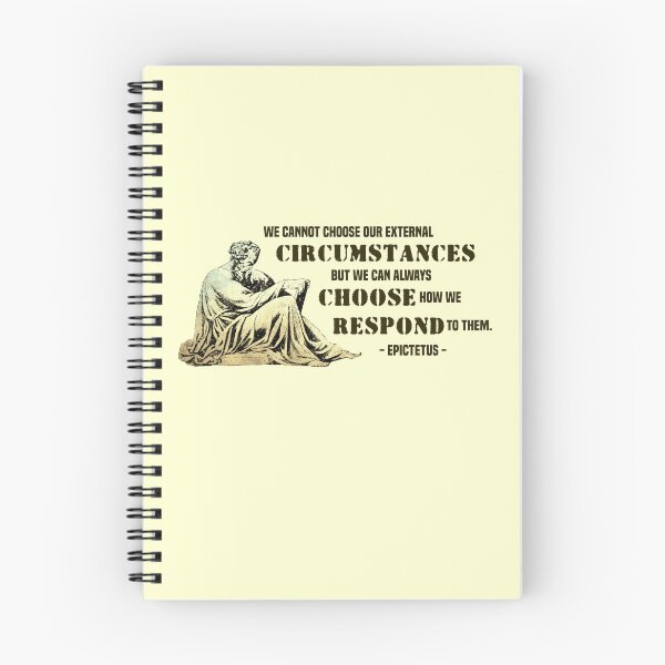 Item preview, Stoic Philosopher Epictetus Quotes - choose how we respond designed and sold by challengecafe.