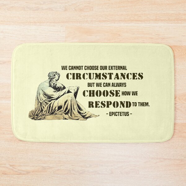 Item preview, Stoic Philosopher Epictetus Quotes - choose how we respond designed and sold by challengecafe.