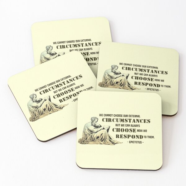 Item preview, Stoic Philosopher Epictetus Quotes - choose how we respond designed and sold by challengecafe.