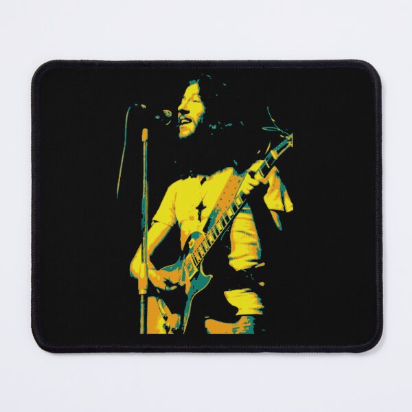 Item preview, Man guitarist blue rock music poster designed and sold by LeonLinda3.