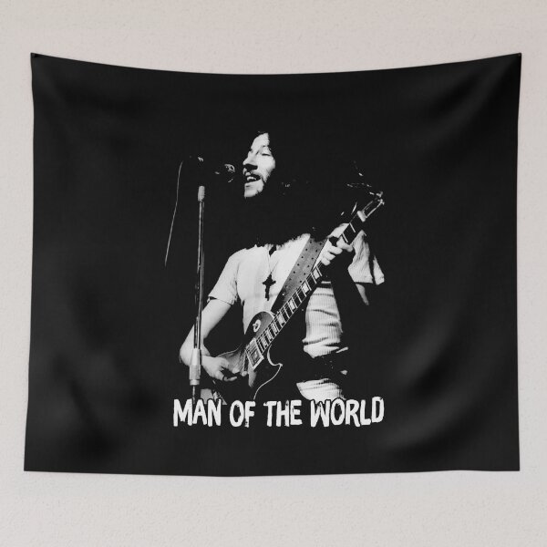 Item preview, Man of the world song rock music poster designed and sold by LeonLinda3.