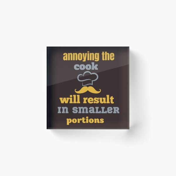 Item preview,  annoying the cook will result in smaller portions,funny designed and sold by SENMARO100.