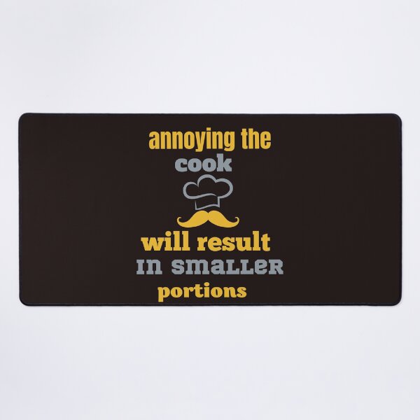 Item preview, annoying the cook will result in smaller portions,funny designed and sold by SENMARO100.