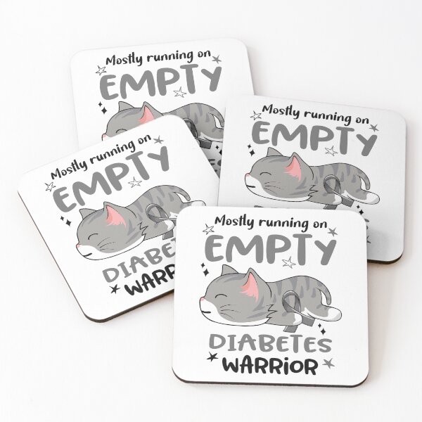 Item preview, Diabetes Awareness, Mostly Running on Diabetes Warrior designed and sold by Tammyilaria.