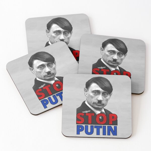 Item preview, STOP PUTIN ANTI-WAR PROTEST RUSSIA designed and sold by DoodlrMob.